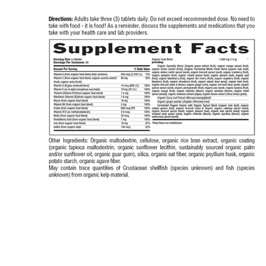 Realfood Organics Prenatal Multivitamin